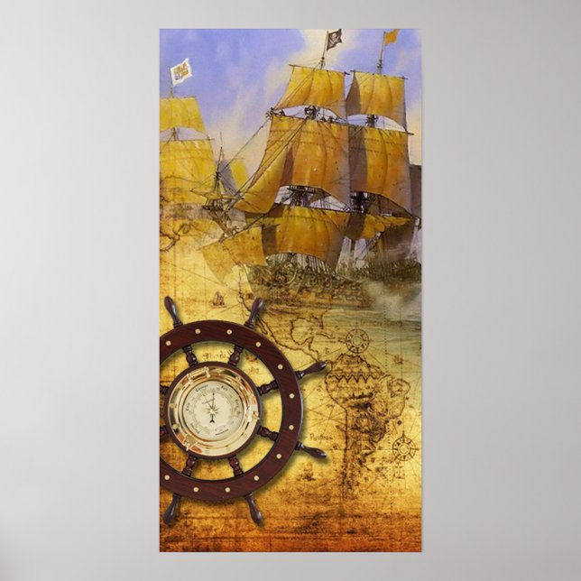 Pirate Ship Poster (Front)