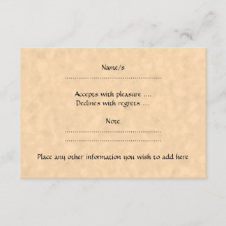 Pirate Ship. RSVP Card