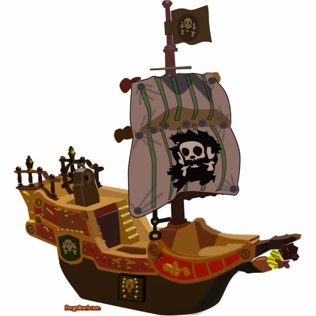 Pirate Ship Sculpture (Front)