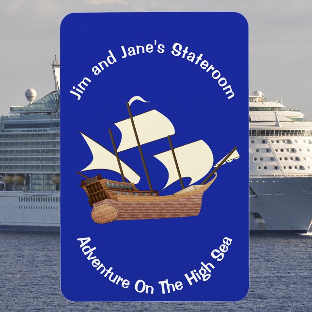 Pirate Ship Stateroom Door Magnet (Creator Uploaded)