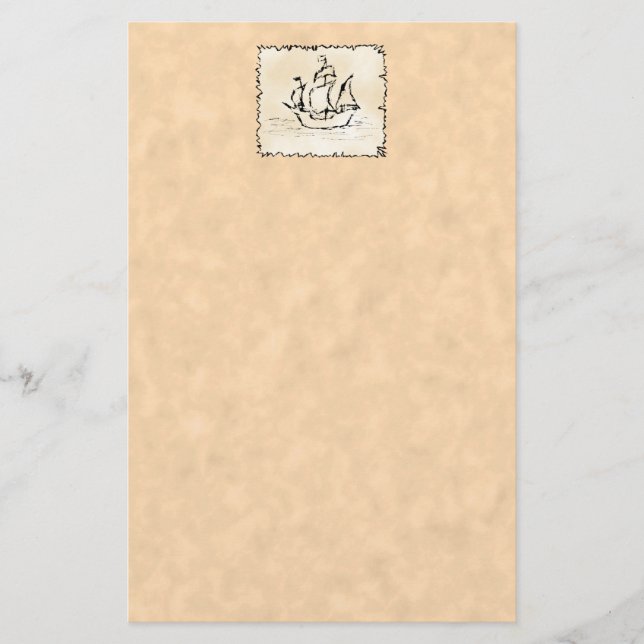Pirate Ship. Stationery (Front)