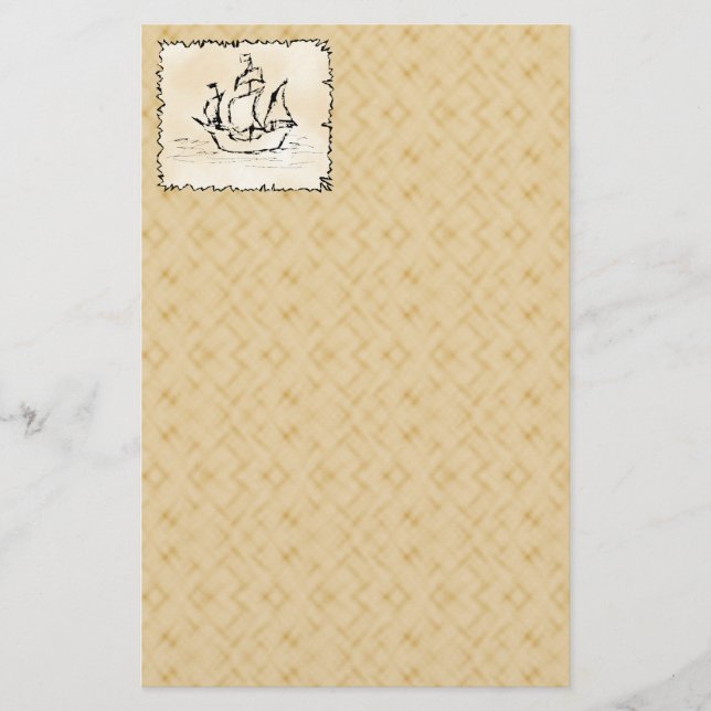 Pirate Ship. Stationery (Front)