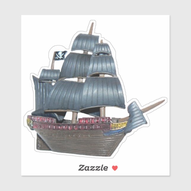 Pirate Ship Sticker (Sheet)