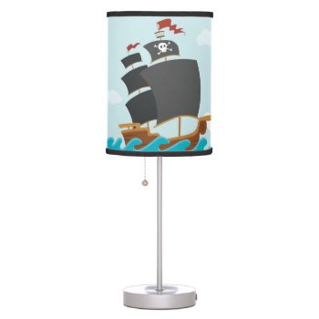 Pirate Ship Table Lamp by cranberrydesign at Zazzle