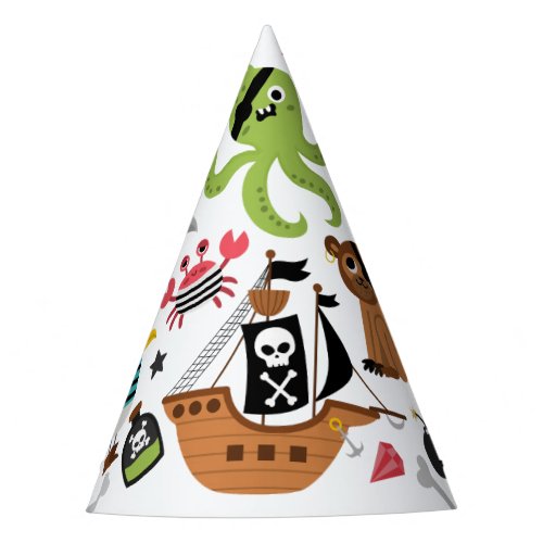 Pirate Ship Treasure Birthday Party Party Hat