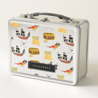 Pirate Ship Treasure Chest Theme Pattern
