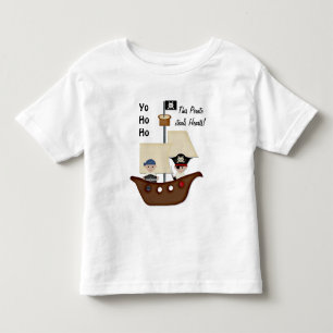 Pirate Ship Treasure Kids Toddler T-shirt