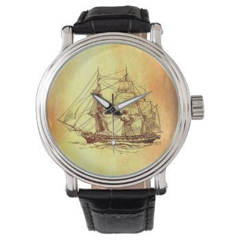 Pirate Ship Watch by thatcrazyredhead at Zazzle