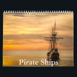 Pirate Ships Calendar<br><div class="desc">A Calendar with 12 different pictures of Pirate Ships</div>