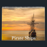 Pirate Ships Calendar<br><div class="desc">A Calendar with 12 different pictures of Pirate Ships</div>