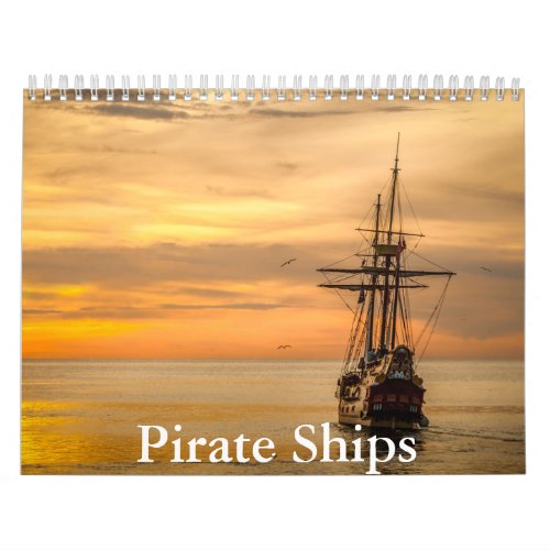 Pirate Ships Calendar