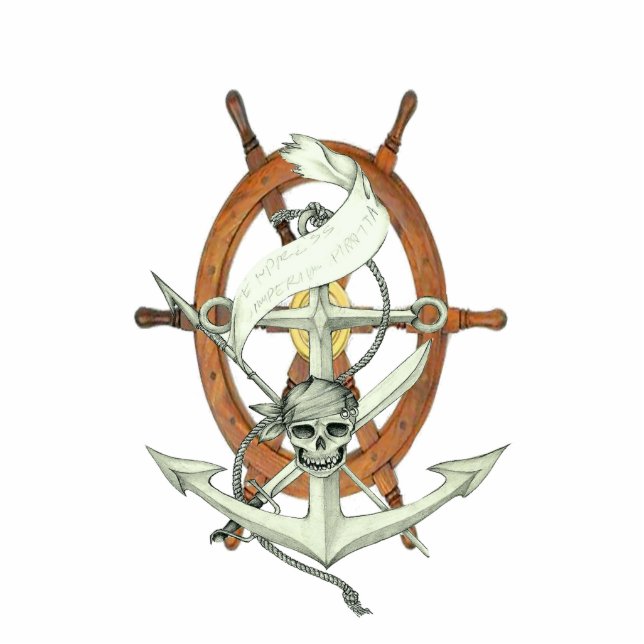 Pirate Sigil Statuette (Front)