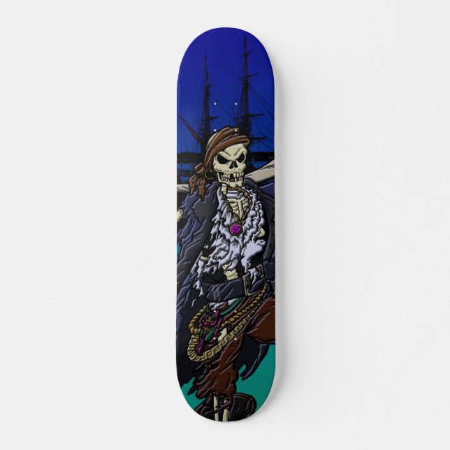 Pirate Skateboard Deck (Front)