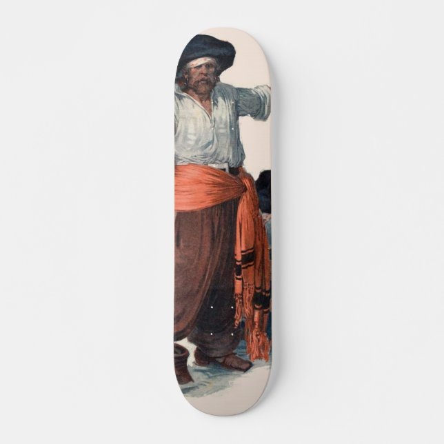Pirate Skateboard Deck (Front)