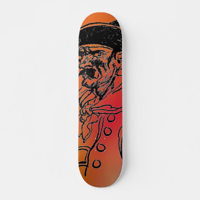 Pirate Skateboard Deck (Front)
