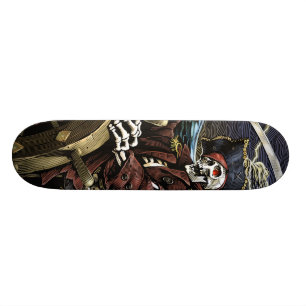 Pirate Skeleton Skateboard Deck