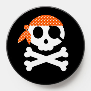Pirate Skeleton Skull Bandanna PopSocket