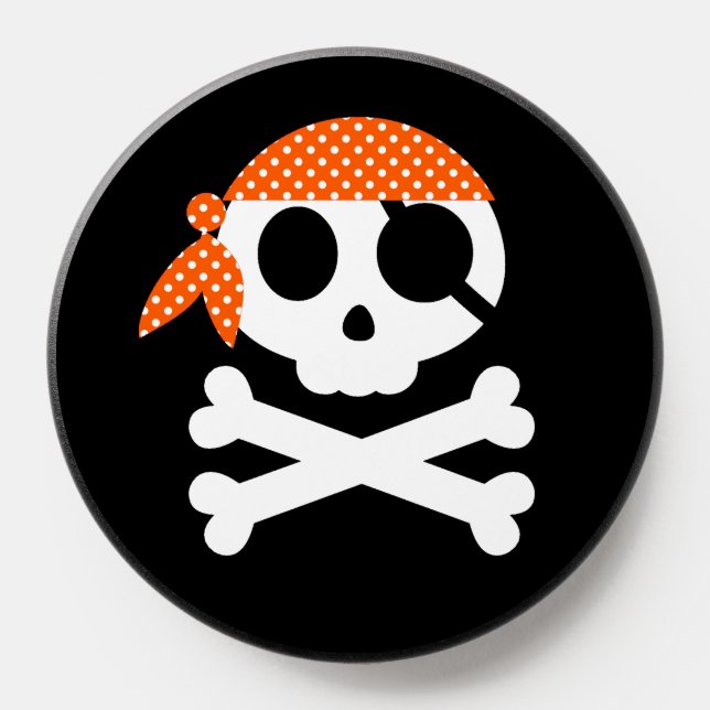 Pirate Skeleton Skull Bandanna PopSocket (Popsocket)
