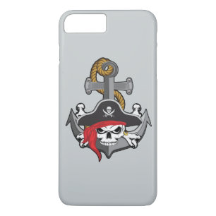 Pirate Skull Anchor iPhone 8 Plus/7 Plus Case