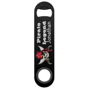 pirate Skull and Bones Bar Key