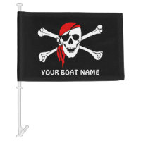 Pirate Skull and Bones Custom Boat