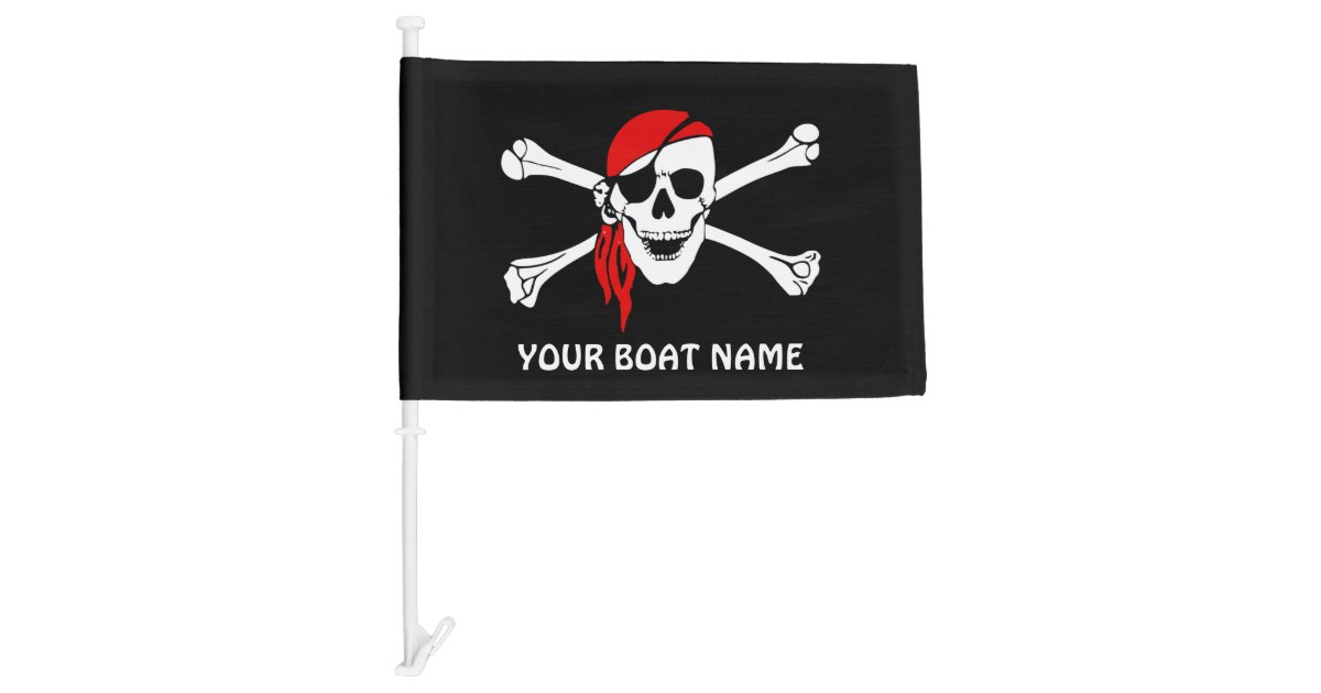 Custom Pirate Flag Jolly Roger Custom Boat Flag Skull and