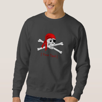 Pirate Skull and Bones Long Sleeve Shirt