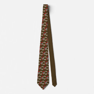 Pirate Skull and Bones Neck Tie