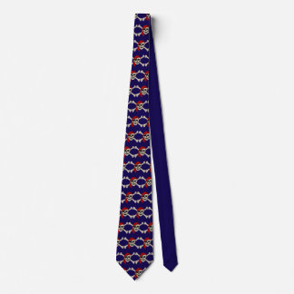 Pirate Skull and Bones Neck Tie