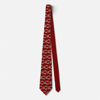 Pirate Skull and Bones Neck Tie