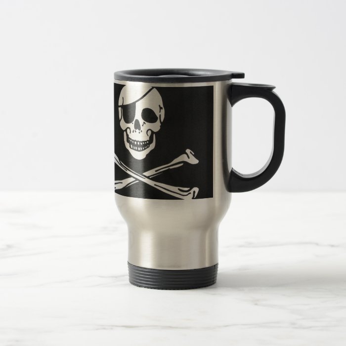 Pirate Skull and Cross Bones   Jolly Roger Mugs