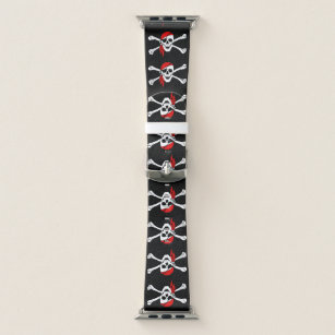 Pirate Skull and Crossbones Apple Watch Band