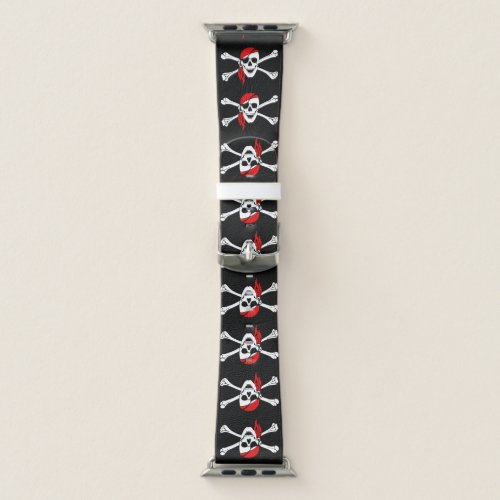Pirate Skull and Crossbones Apple Watch Band
