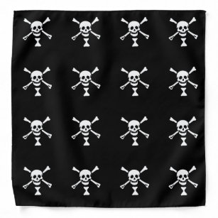 Pirate Skull and Crossbones Bandana