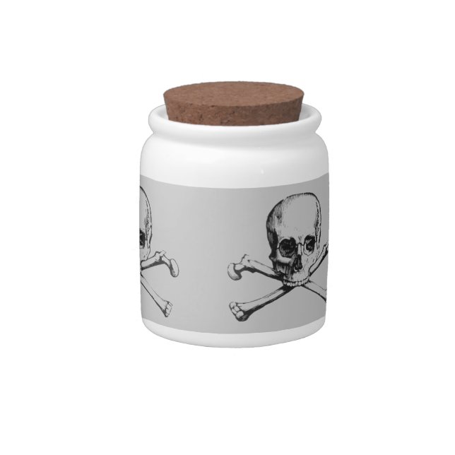 Pirate Skull and Crossbones Booty Jar (Right)