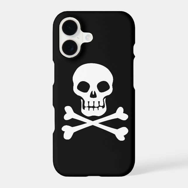 Pirate Skull and Crossbones iPhone Case (Back)