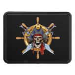 Pirate Skull And Crossbones Ships Helm Hitch Cover at Zazzle