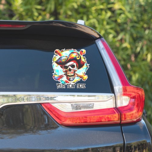 Pirate Skull and Crossbones Sticker