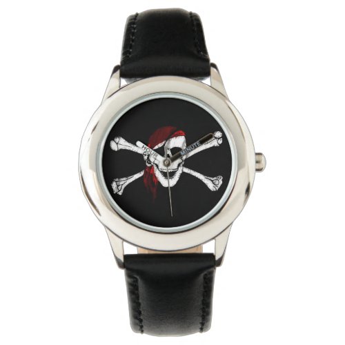 Pirate Skull and Crossbones Watch