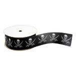 Pirate Skull and Sword Crossbones  Grosgrain Ribbon