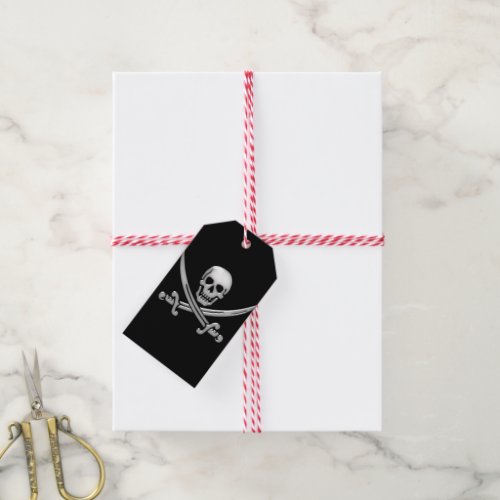 Pirate Skull and Sword Crossbones TLAPD Gift Tags
