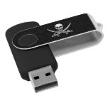 Pirate Skull and Sword Crossbones (TLAPD) USB Flash Drive