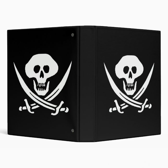 Pirate Skull and Swords, Binder (Background)