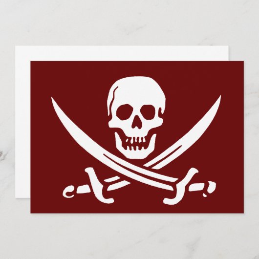 Pirate Skull and Swords,Jolly Roger (Front/Back)