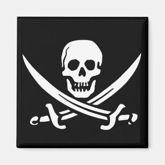 Pirate Skull and Swords Magnet