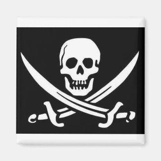 Pirate Skull and Swords Magnet