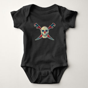 Pirate (Skull) - Baby Jersey Bodysuit