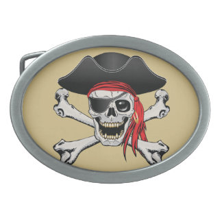 Pirate Skull Belt Buckle