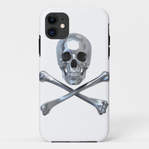 Pirate Skull Bones iPhone 11 Case