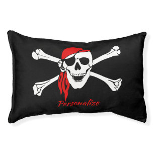 Pirate Skull & Bones Dog or Cat Pet Bed